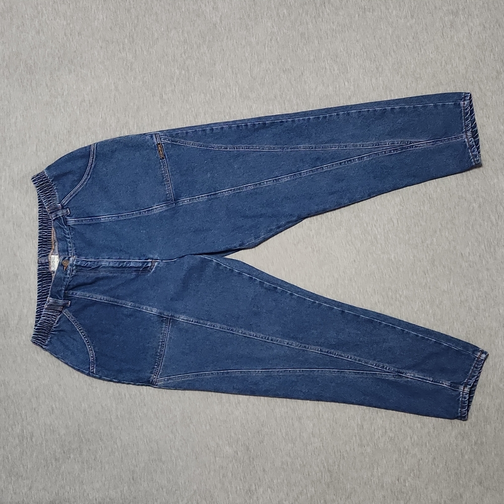 RARE!! Vintage Plus Size Cherokee High Rise Elastic Waistband Curvy "Mom" Jeans